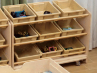 Childcare & Home 3- Shelf Rack and toy storage