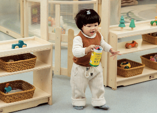 Childcare use Birch Plywood Cabinet Storage