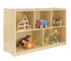 Childcare use Birch Plywood Cabinet Storage